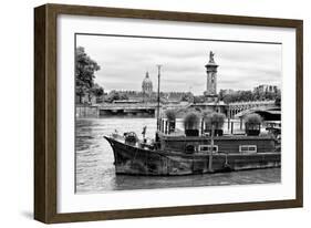 Paris sur Seine Collection - Afternoon in Paris-Philippe Hugonnard-Framed Photographic Print