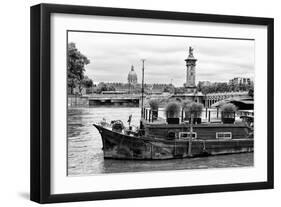 Paris sur Seine Collection - Afternoon in Paris-Philippe Hugonnard-Framed Photographic Print