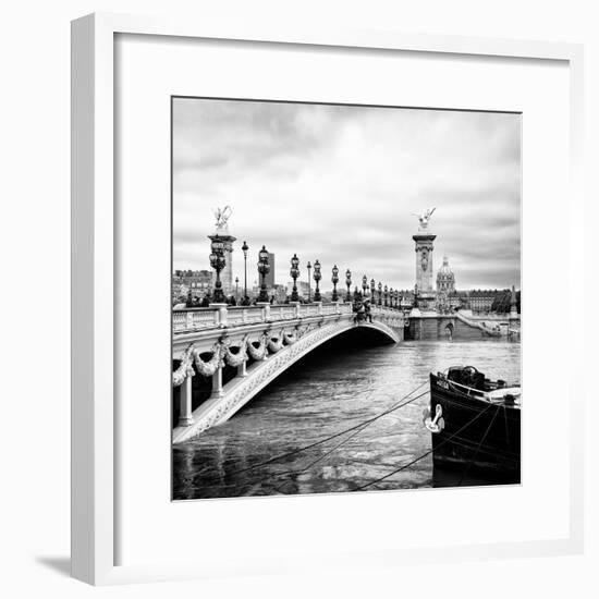 Paris sur Seine Collection - Alexandre III Bridge III-Philippe Hugonnard-Framed Photographic Print