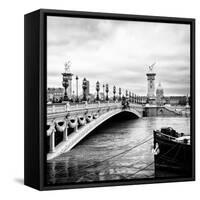 Paris sur Seine Collection - Alexandre III Bridge III-Philippe Hugonnard-Framed Stretched Canvas