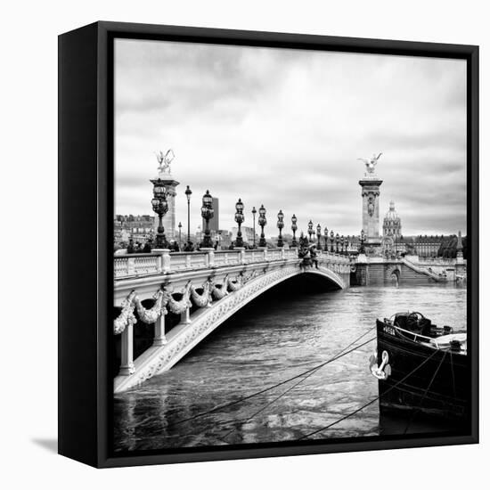 Paris sur Seine Collection - Alexandre III Bridge III-Philippe Hugonnard-Framed Stretched Canvas