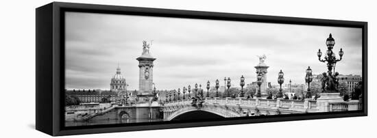Paris sur Seine Collection - Alexandre III Bridge VI-Philippe Hugonnard-Framed Stretched Canvas