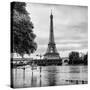 Paris sur Seine Collection - Along the Seine II-Philippe Hugonnard-Stretched Canvas