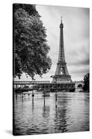 Paris sur Seine Collection - Along the Seine IV-Philippe Hugonnard-Stretched Canvas