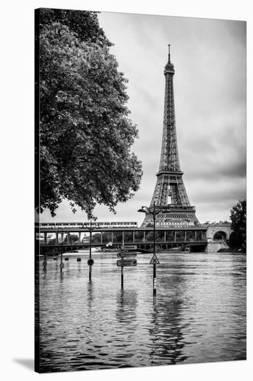 Paris sur Seine Collection - Along the Seine IV-Philippe Hugonnard-Stretched Canvas