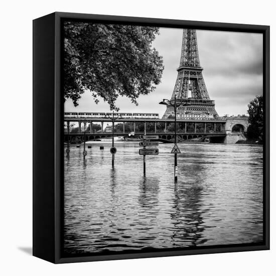Paris sur Seine Collection - Along the Seine VI-Philippe Hugonnard-Framed Stretched Canvas