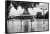 Paris sur Seine Collection - Along the Seine VII-Philippe Hugonnard-Framed Stretched Canvas