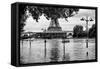 Paris sur Seine Collection - Along the Seine VII-Philippe Hugonnard-Framed Stretched Canvas