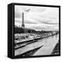 Paris sur Seine Collection - Banks of the Seine II-Philippe Hugonnard-Framed Stretched Canvas