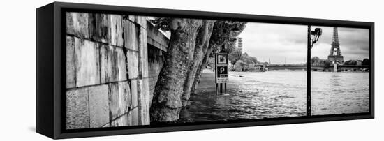 Paris sur Seine Collection - Banks of the Seine River III-Philippe Hugonnard-Framed Stretched Canvas