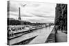 Paris sur Seine Collection - Banks of the Seine-Philippe Hugonnard-Stretched Canvas