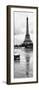 Paris sur Seine Collection - Barges along River Seine with Eiffel Tower I-Philippe Hugonnard-Framed Photographic Print