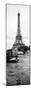 Paris sur Seine Collection - Barges along River Seine with Eiffel Tower V-Philippe Hugonnard-Mounted Photographic Print