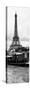 Paris sur Seine Collection - Barges along River Seine with Eiffel Tower VII-Philippe Hugonnard-Stretched Canvas