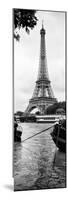 Paris sur Seine Collection - Barges along River Seine with Eiffel Tower XIV-Philippe Hugonnard-Mounted Photographic Print