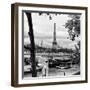 Paris sur Seine Collection - Barges on the Seine III-Philippe Hugonnard-Framed Photographic Print