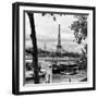 Paris sur Seine Collection - Barges on the Seine III-Philippe Hugonnard-Framed Photographic Print