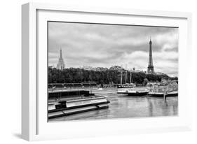 Paris sur Seine Collection - Bateaux Mouches IX-Philippe Hugonnard-Framed Photographic Print