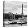 Paris sur Seine Collection - Bateaux Mouches V-Philippe Hugonnard-Stretched Canvas