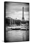 Paris sur Seine Collection - Bateaux Mouches VI-Philippe Hugonnard-Framed Stretched Canvas
