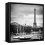 Paris sur Seine Collection - Bateaux Mouches VII-Philippe Hugonnard-Framed Stretched Canvas
