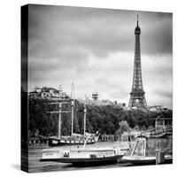 Paris sur Seine Collection - Bateaux Mouches VII-Philippe Hugonnard-Stretched Canvas