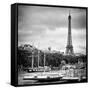 Paris sur Seine Collection - Bateaux Mouches VII-Philippe Hugonnard-Framed Stretched Canvas