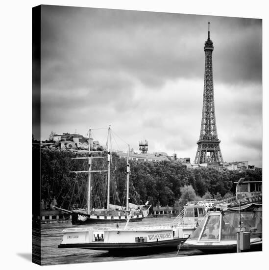 Paris sur Seine Collection - Bateaux Mouches VII-Philippe Hugonnard-Stretched Canvas