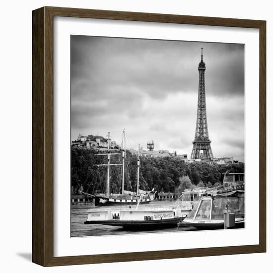 Paris sur Seine Collection - Bateaux Mouches VII-Philippe Hugonnard-Framed Photographic Print