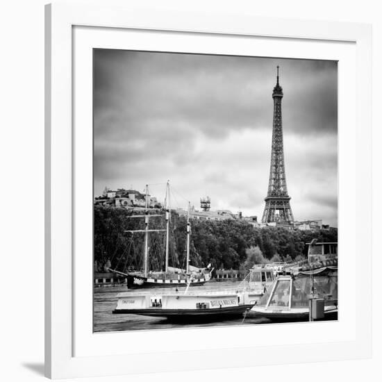 Paris sur Seine Collection - Bateaux Mouches VII-Philippe Hugonnard-Framed Photographic Print