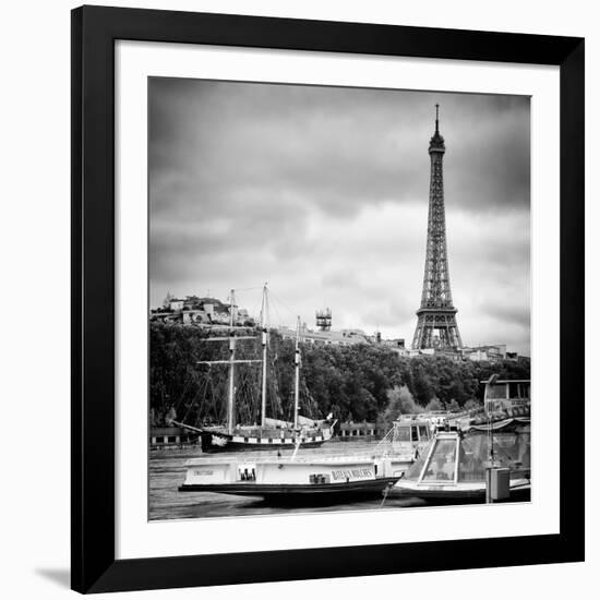 Paris sur Seine Collection - Bateaux Mouches VII-Philippe Hugonnard-Framed Photographic Print