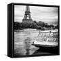 Paris sur Seine Collection - BB Boat III-Philippe Hugonnard-Framed Stretched Canvas