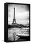 Paris sur Seine Collection - BB Boat-Philippe Hugonnard-Framed Stretched Canvas