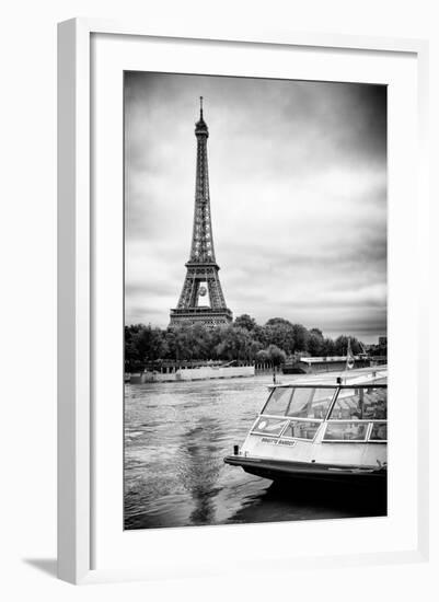 Paris sur Seine Collection - BB Boat-Philippe Hugonnard-Framed Photographic Print