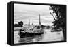 Paris sur Seine Collection - Boat Ride-Philippe Hugonnard-Framed Stretched Canvas