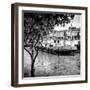 Paris sur Seine Collection - Boats before the Musee d'Orsay III-Philippe Hugonnard-Framed Photographic Print