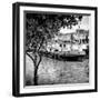 Paris sur Seine Collection - Boats before the Musee d'Orsay III-Philippe Hugonnard-Framed Photographic Print