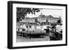 Paris sur Seine Collection - Boats before the Musee d'Orsay IV-Philippe Hugonnard-Framed Photographic Print