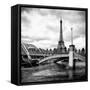 Paris sur Seine Collection - Bridge of Paris III-Philippe Hugonnard-Framed Stretched Canvas