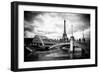 Paris sur Seine Collection - Bridge of Paris-Philippe Hugonnard-Framed Photographic Print