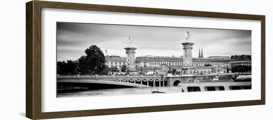 Paris sur Seine Collection - Crossing the Seine II-Philippe Hugonnard-Framed Photographic Print