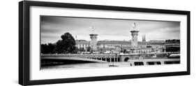 Paris sur Seine Collection - Crossing the Seine II-Philippe Hugonnard-Framed Photographic Print