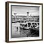 Paris sur Seine Collection - Crossing the Seine III-Philippe Hugonnard-Framed Photographic Print