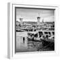 Paris sur Seine Collection - Crossing the Seine III-Philippe Hugonnard-Framed Photographic Print