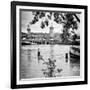 Paris sur Seine Collection - Crossing the Seine V-Philippe Hugonnard-Framed Photographic Print