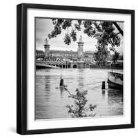 Paris sur Seine Collection - Crossing the Seine V-Philippe Hugonnard-Framed Premium Photographic Print