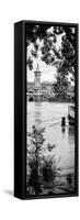 Paris sur Seine Collection - Crossing the Seine VI-Philippe Hugonnard-Framed Stretched Canvas