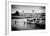Paris sur Seine Collection - Crossing the Seine-Philippe Hugonnard-Framed Photographic Print