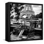 Paris sur Seine Collection - Eiffel Boat I-Philippe Hugonnard-Framed Stretched Canvas