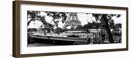 Paris sur Seine Collection - Eiffel Boat IV-Philippe Hugonnard-Framed Photographic Print